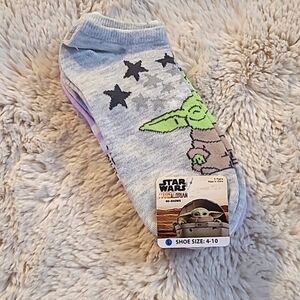Star Wars Mandalorian no-show socks